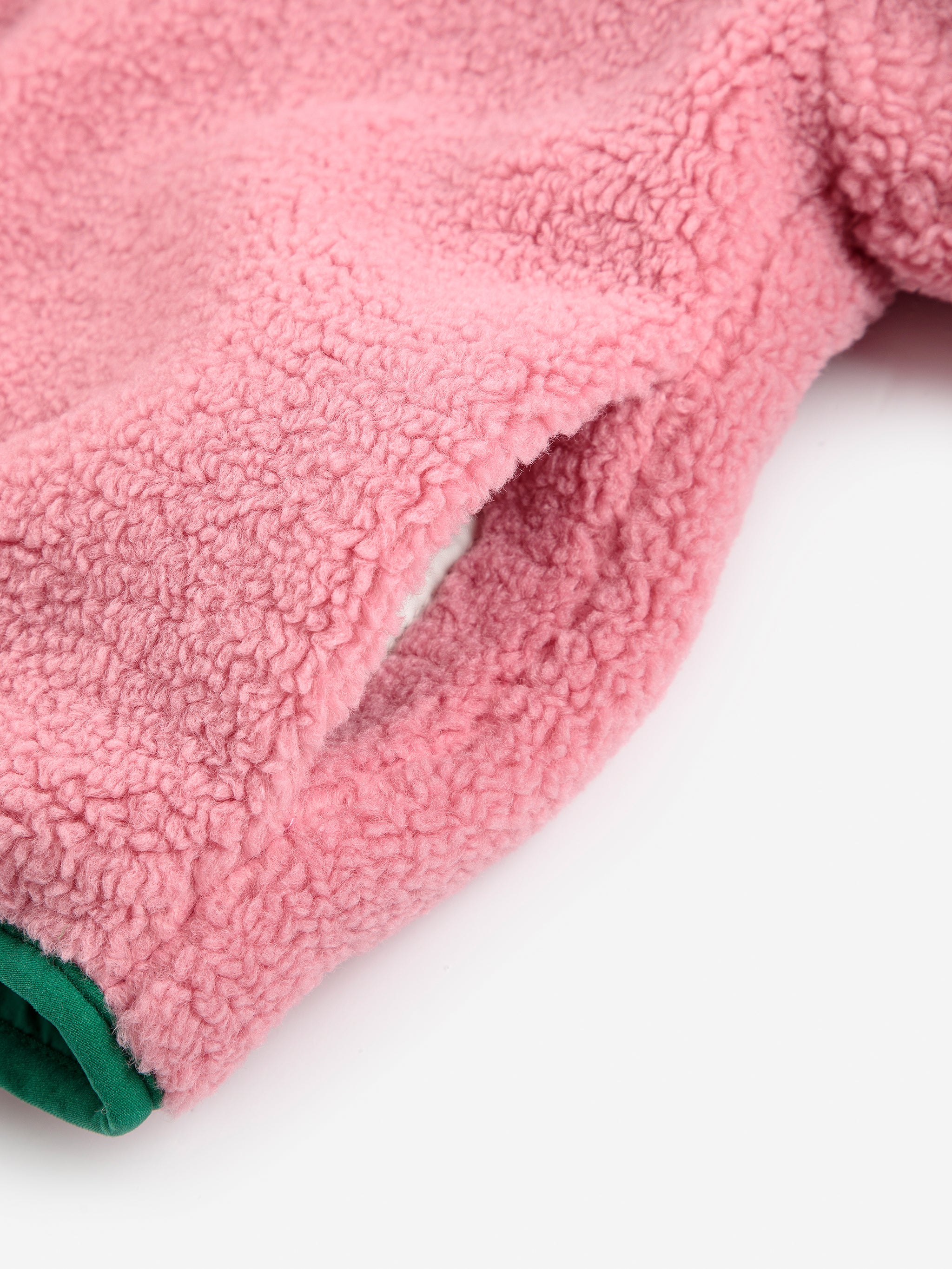 Bobo Choses Clover Reversible Sheepskin Jacket - Green
