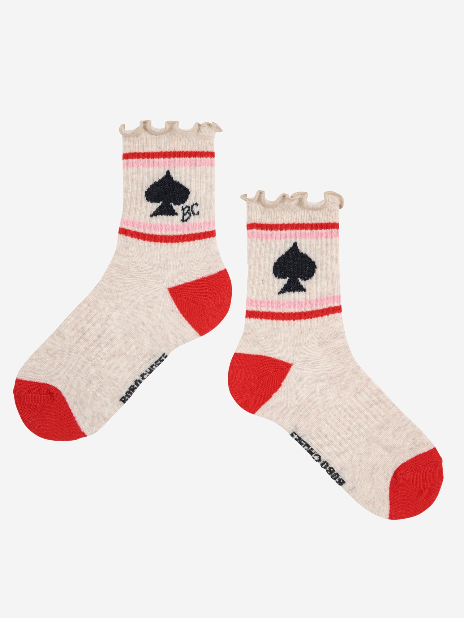 Bobo Choses BC Spades Short Socks - Off White