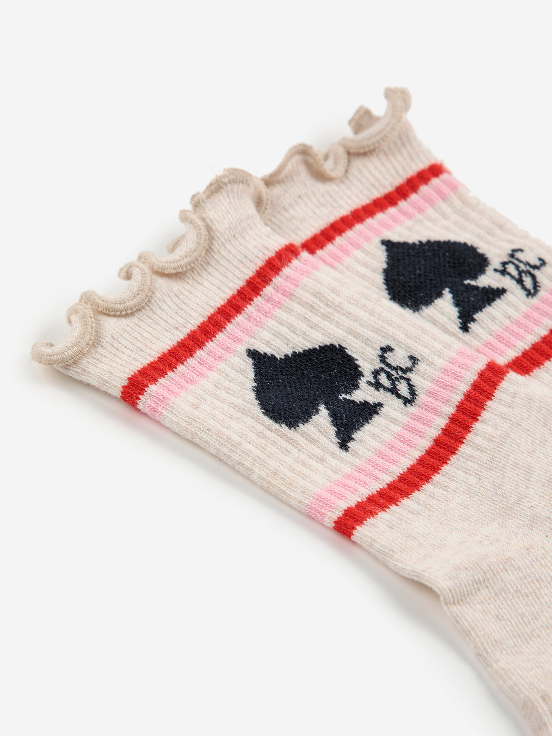Bobo Choses BC Spades Short Socks - Off White