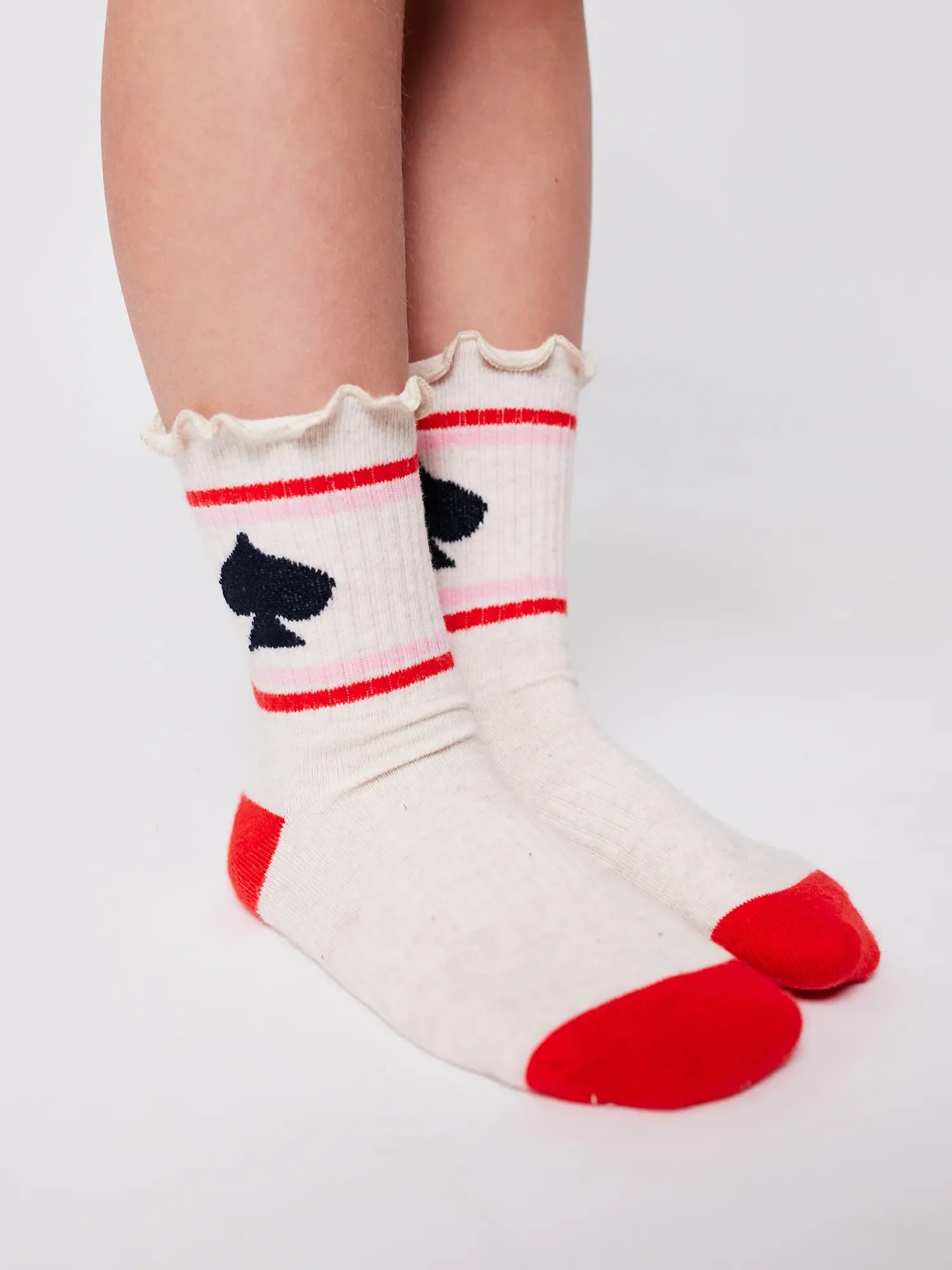 Bobo Choses BC Spades Short Socks - Off White