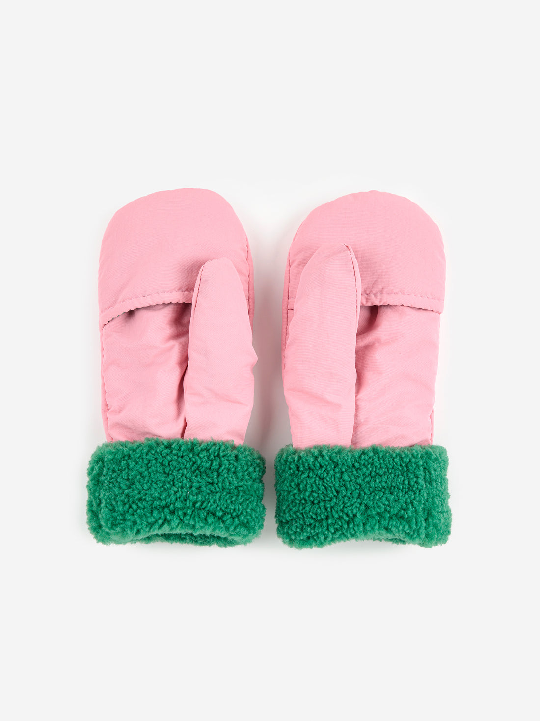 Bobo Choses Bobo Choses Bicolor Mittens - Pink