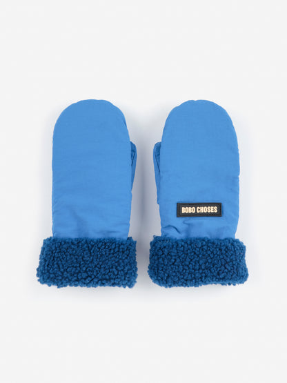 Bobo Choses Bobo Choses Bicolor Mittens - Blue