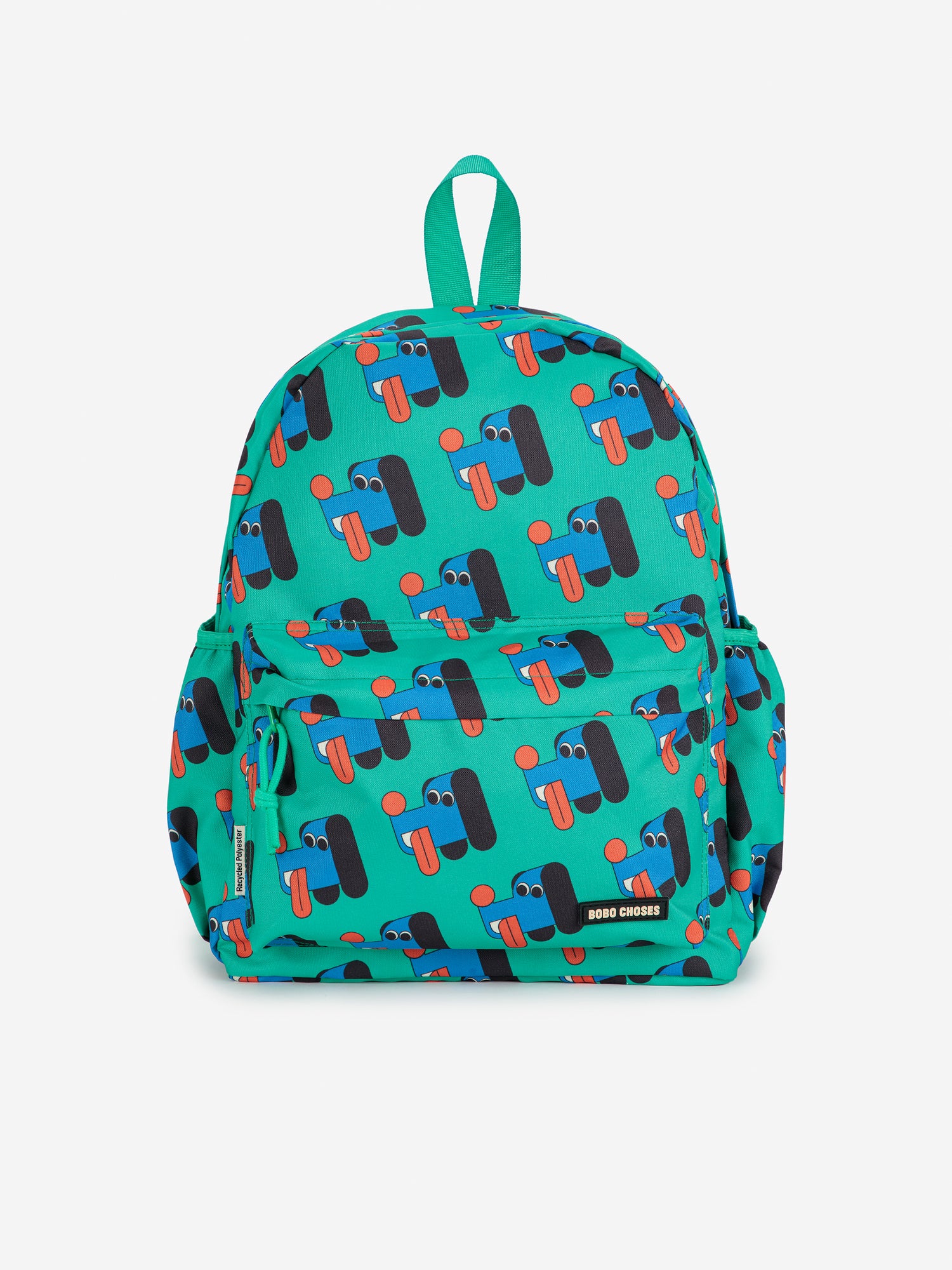Bobo Choses Doggy Mate All Over School Bag - Green