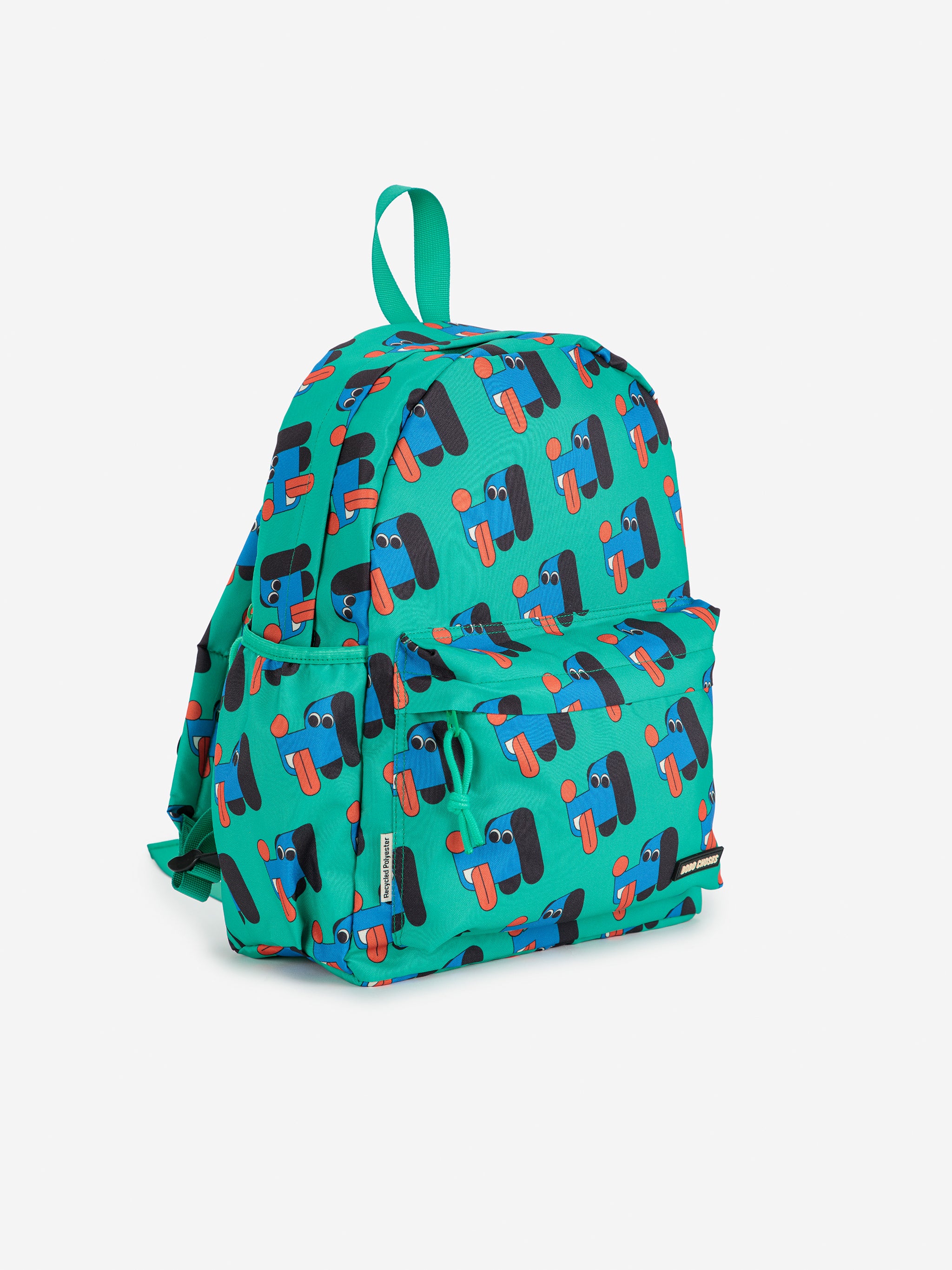 Bobo Choses Doggy Mate All Over School Bag - Green