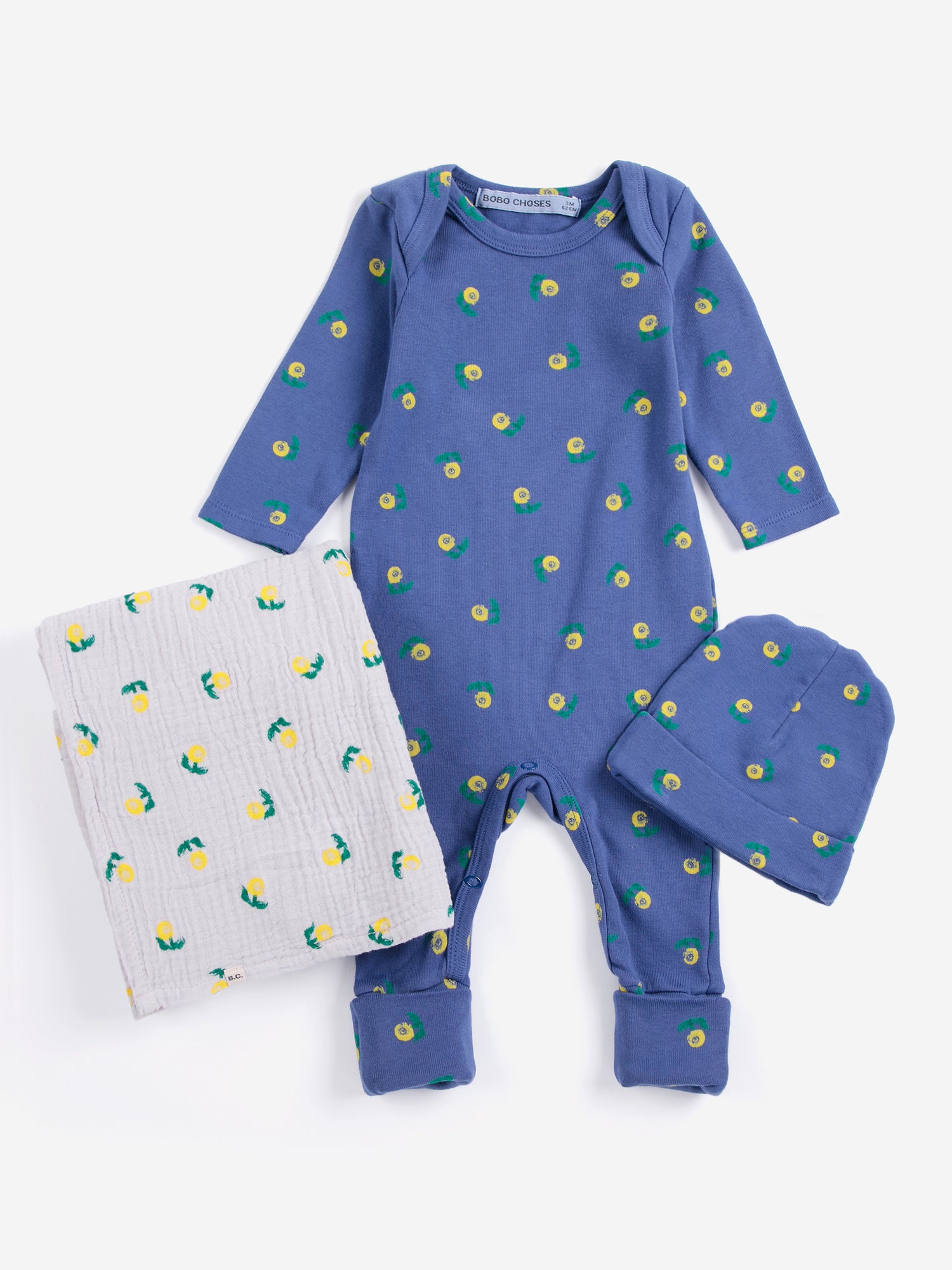 Bobo Choses Stamp Bloom All Over Gift Set - Purple