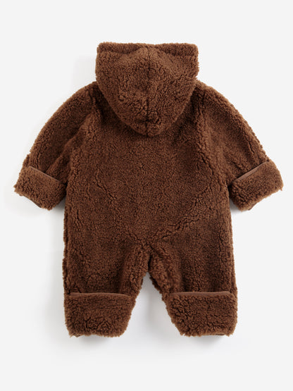Bobo Choses Bobo Choses Sheepskin Overall - Dark Brown