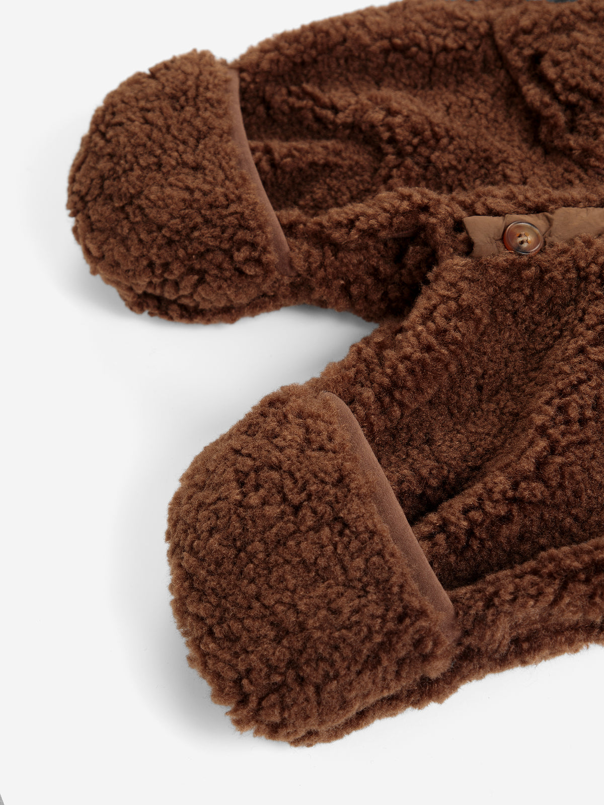 Bobo Choses Bobo Choses Sheepskin Overall - Dark Brown