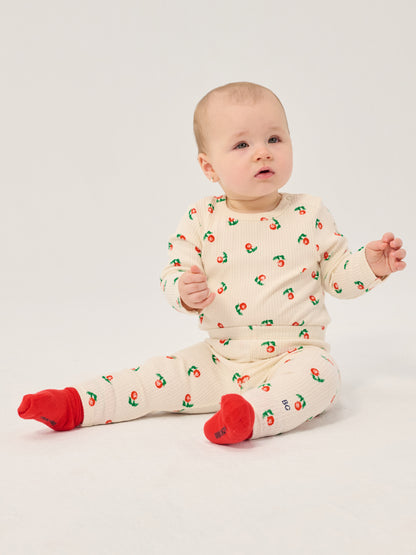 Bobo Choses Stamp Bloom All Over Leggings - Off White