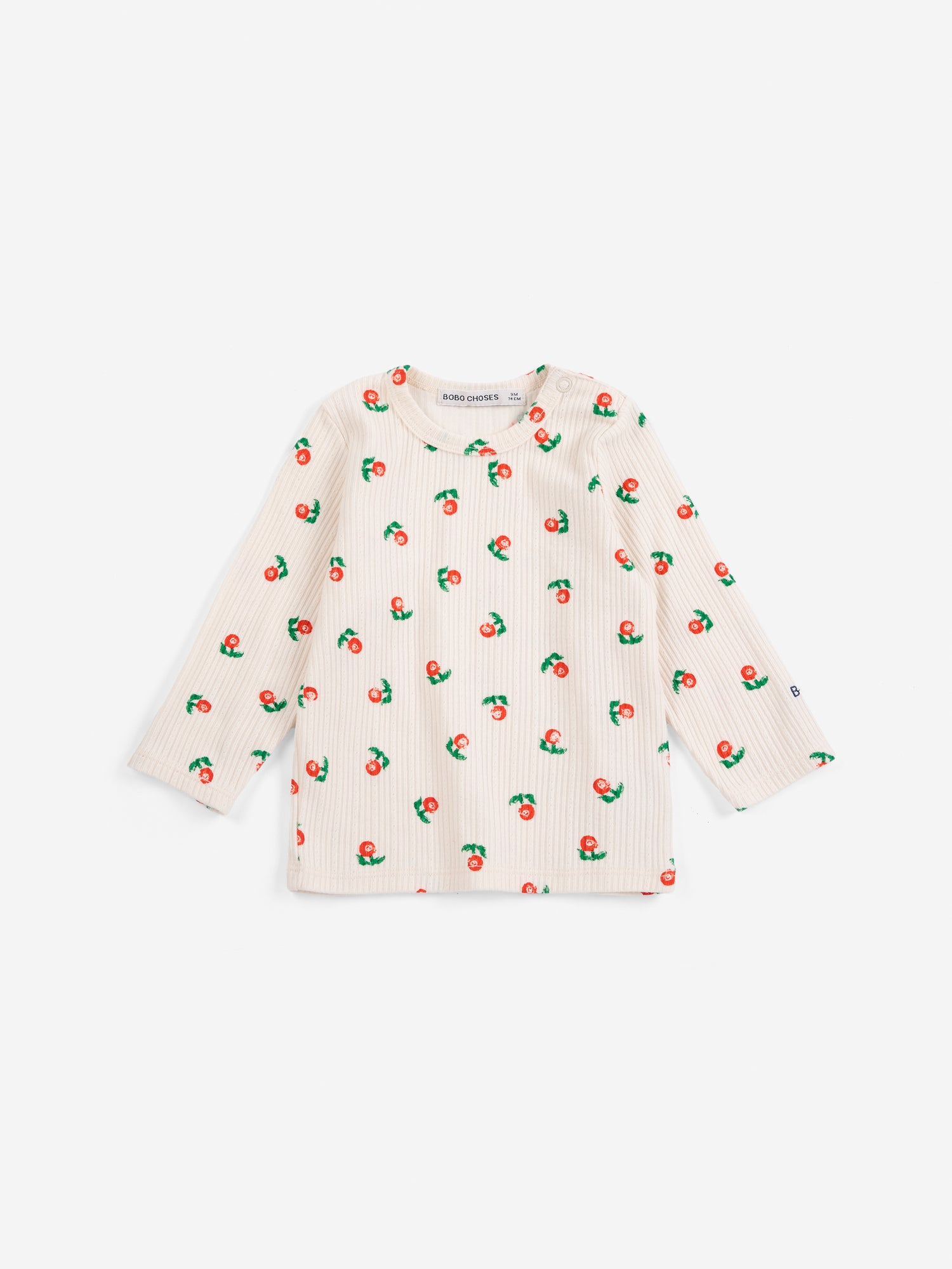 Bobo Choses Stamp Bloom All Over T-Shirt - Off White