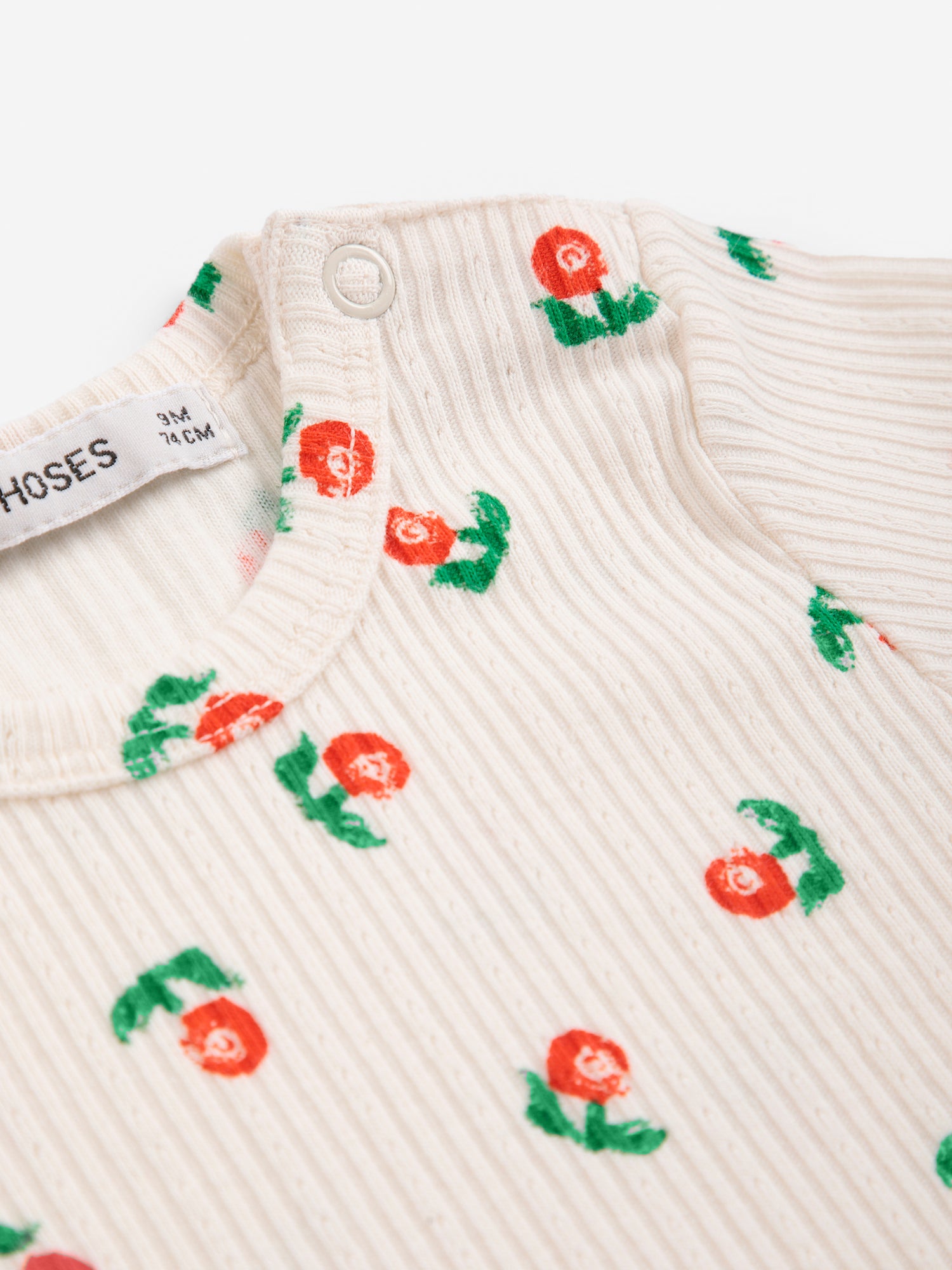Bobo Choses Stamp Bloom All Over T-Shirt - Off White