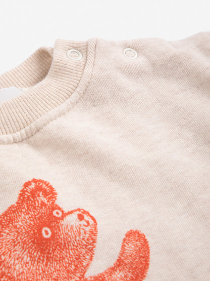 Bobo Choses Softpaw Monster Sweatshirt - Off White
