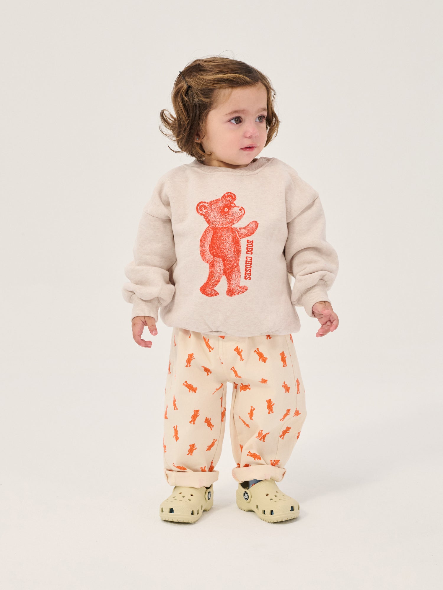 Bobo Choses Softpaw Monster Sweatshirt - Off White