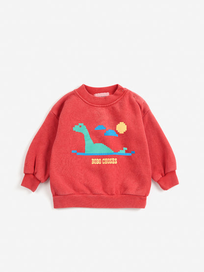Bobo Choses Lake Monster Sweatshirt - Red