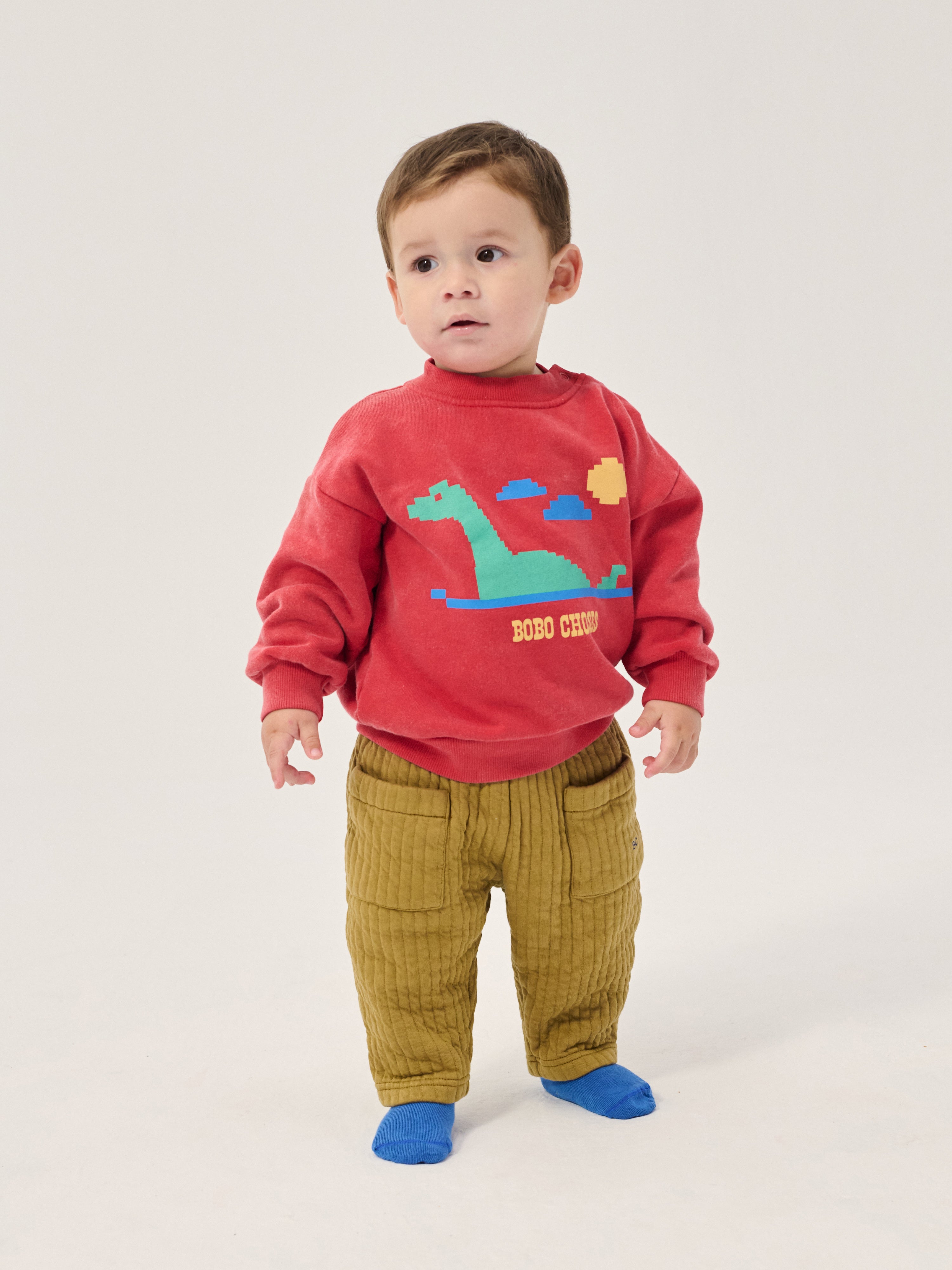 Bobo Choses Lake Monster Sweatshirt - Red