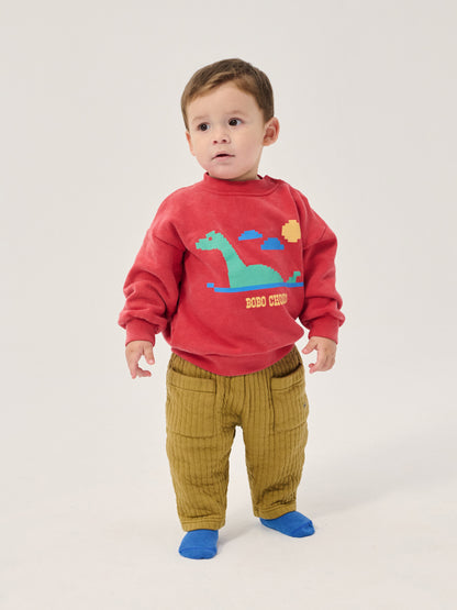 Bobo Choses Lake Monster Sweatshirt - Red