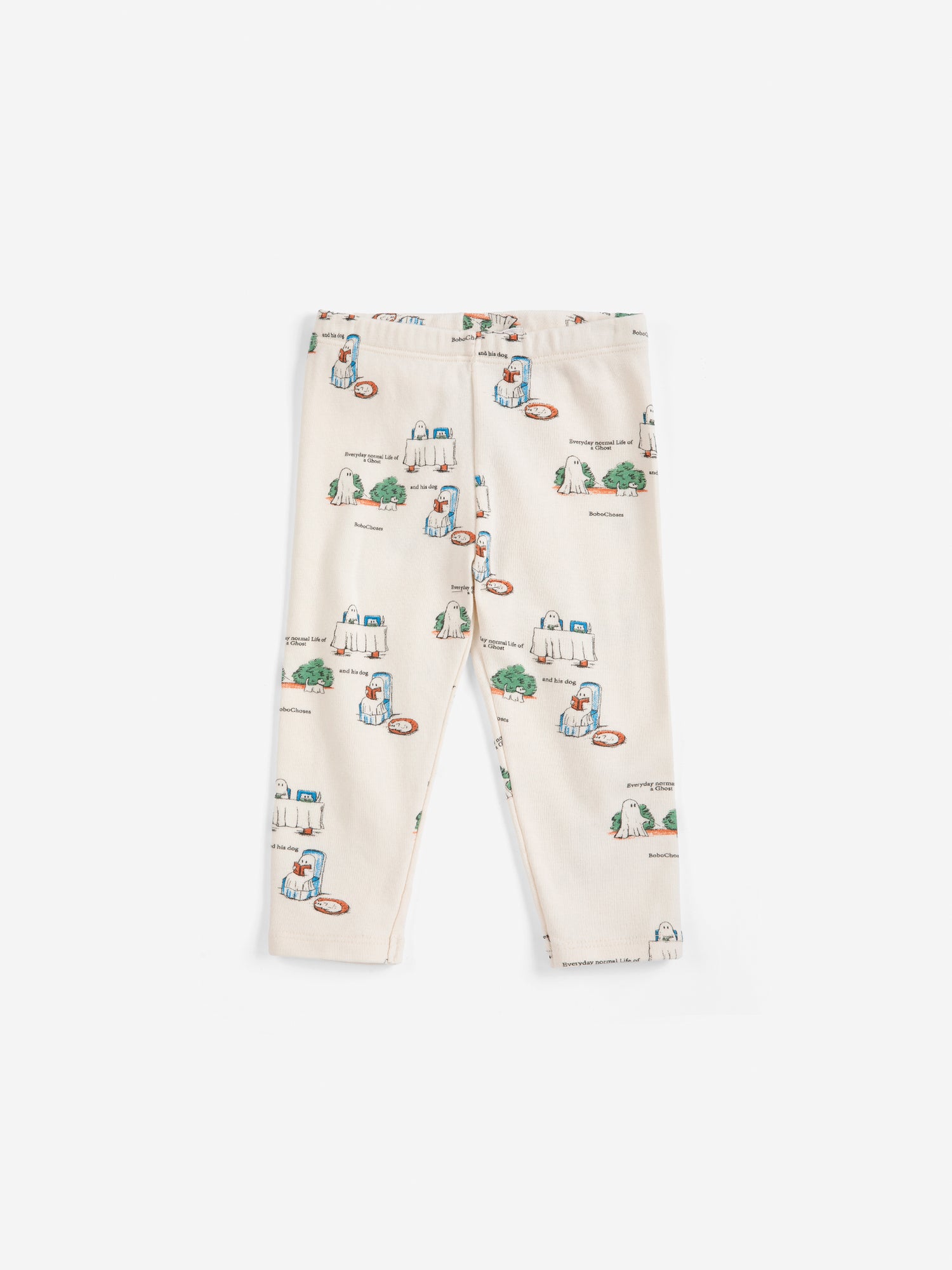 Bobo Choses Everyday Ghosts All Over Leggings - Off White