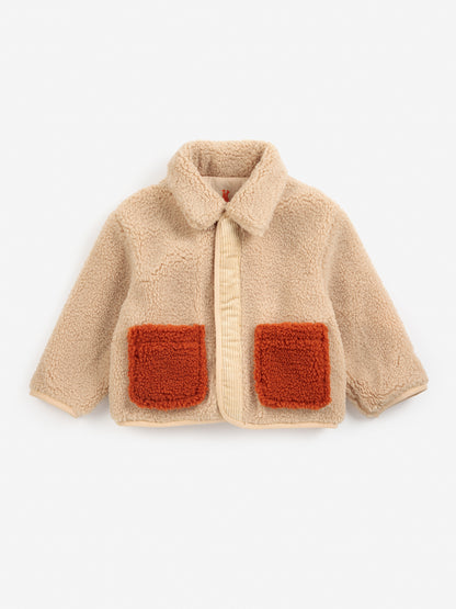 Bobo Choses Softpaw Monster Sheepskin reversible Jacket