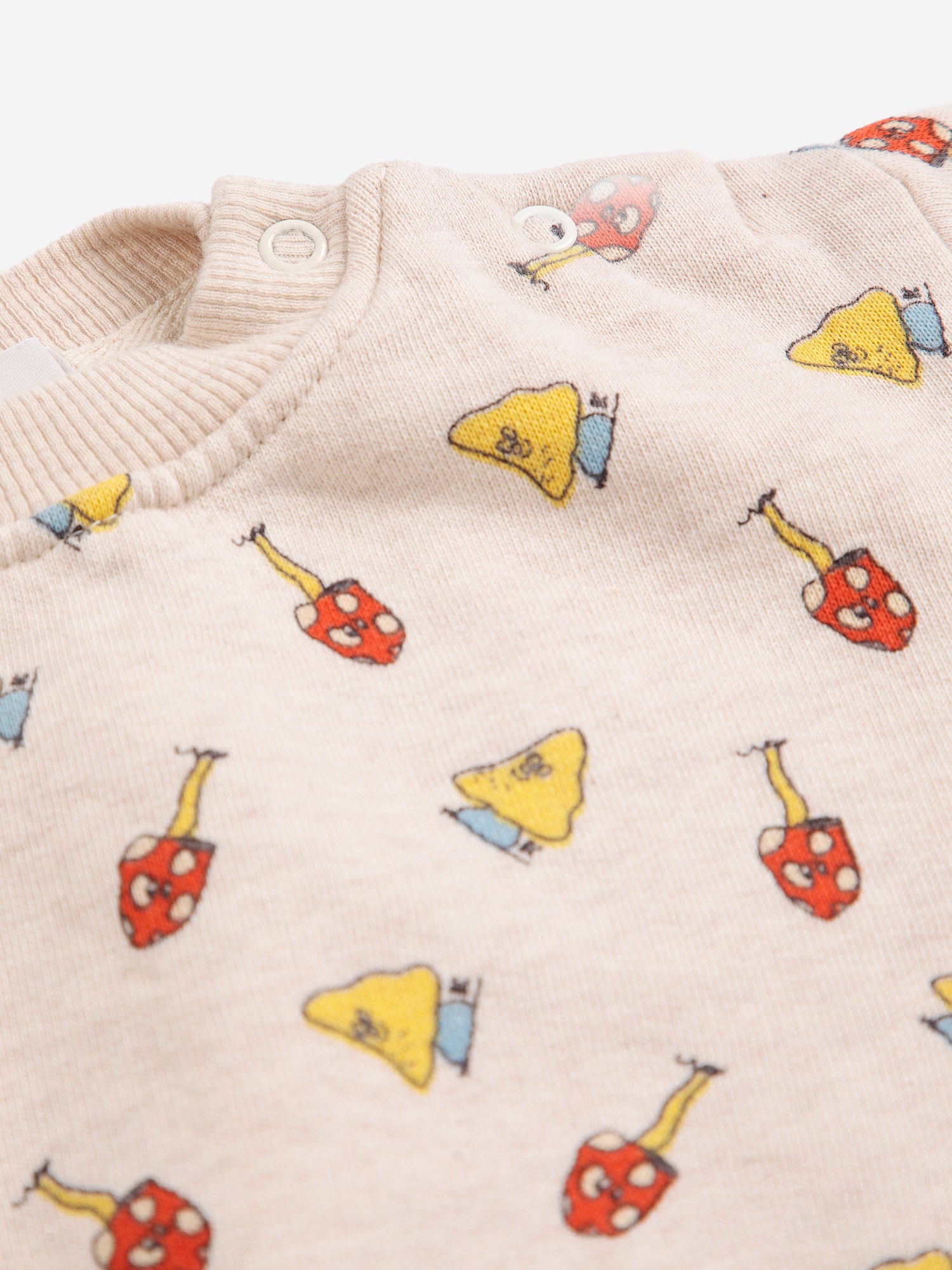 Bobo Choses Mush Monster Duo All Over Sweatshirt - Off White