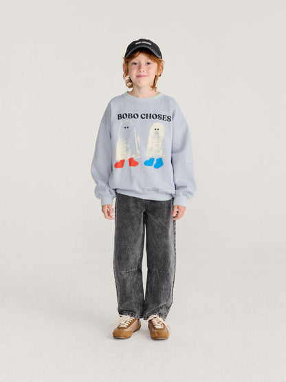 Bobo Choses Booty Ghosts Sweatshirt - Light Blue