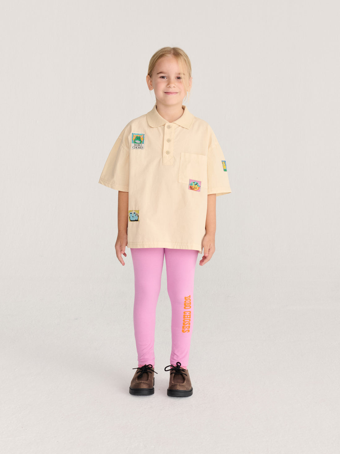 Bobo Choses Bobo Labelled Boxy Shirt - Off White