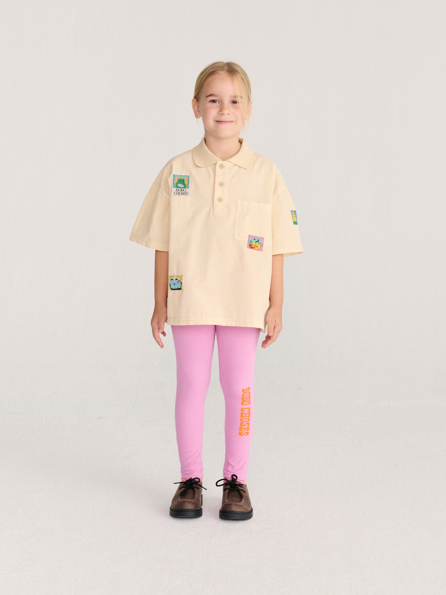 Bobo Choses Bobo Labelled Boxy Shirt - Off White