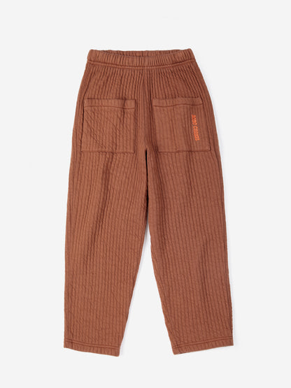 Bobo Choses Quilted Jogging Pants - Brown