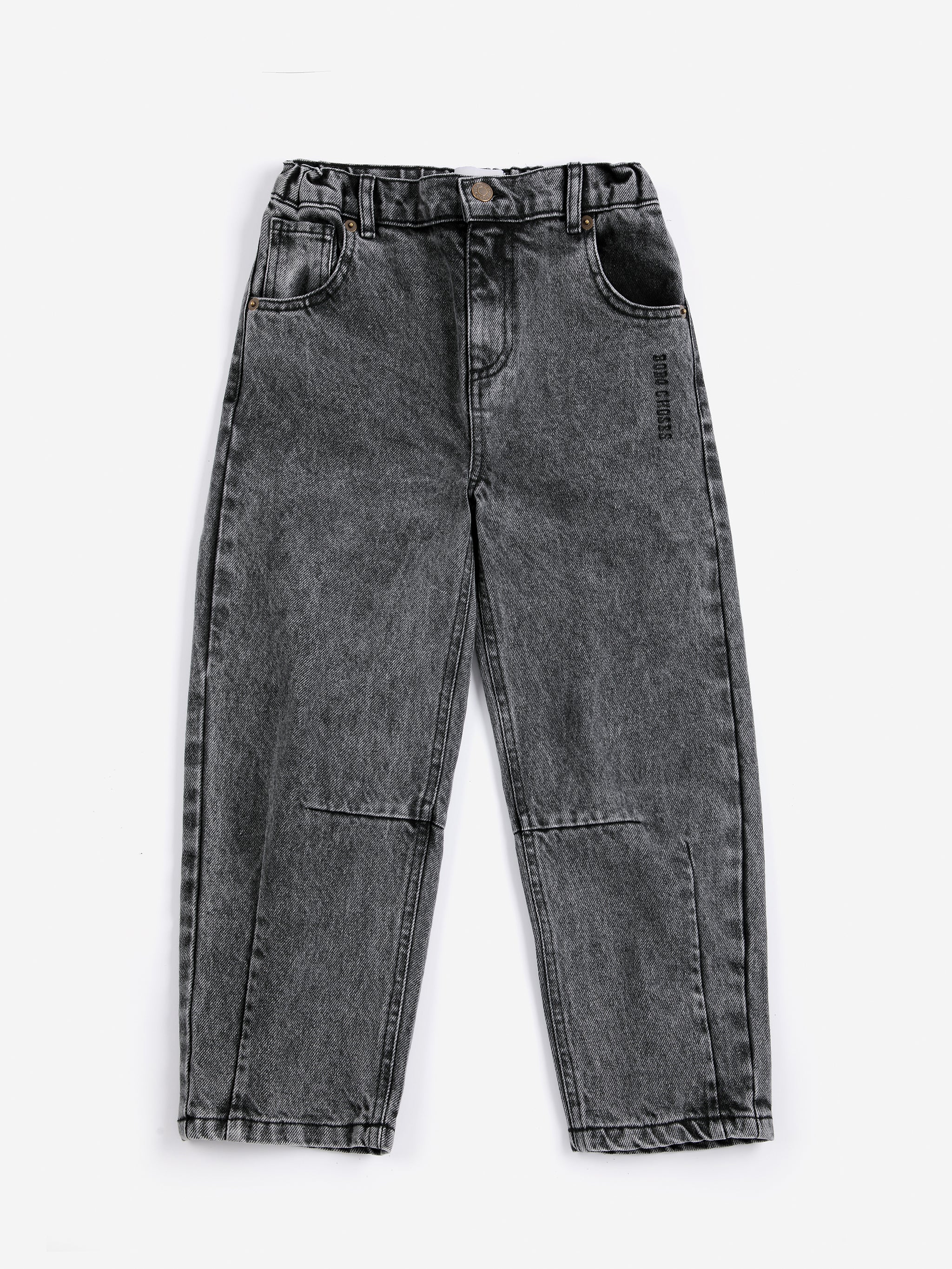 Bobo Choses Beast Tag Denim Pants - Black
