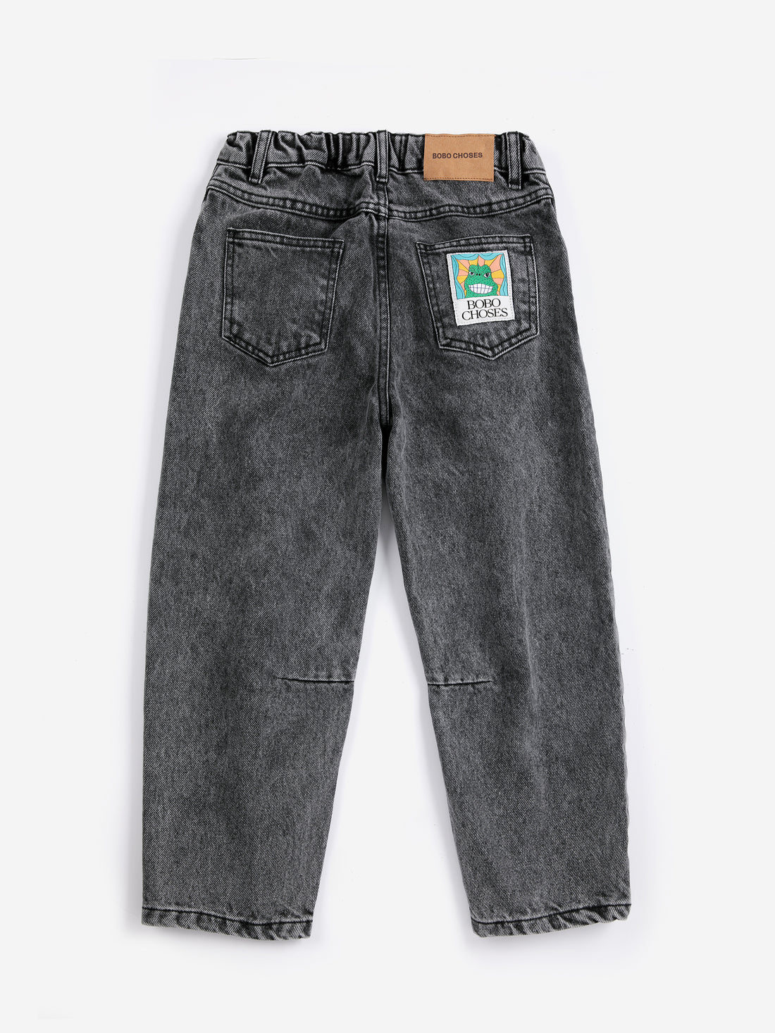 Bobo Choses Beast Tag Denim Pants - Black