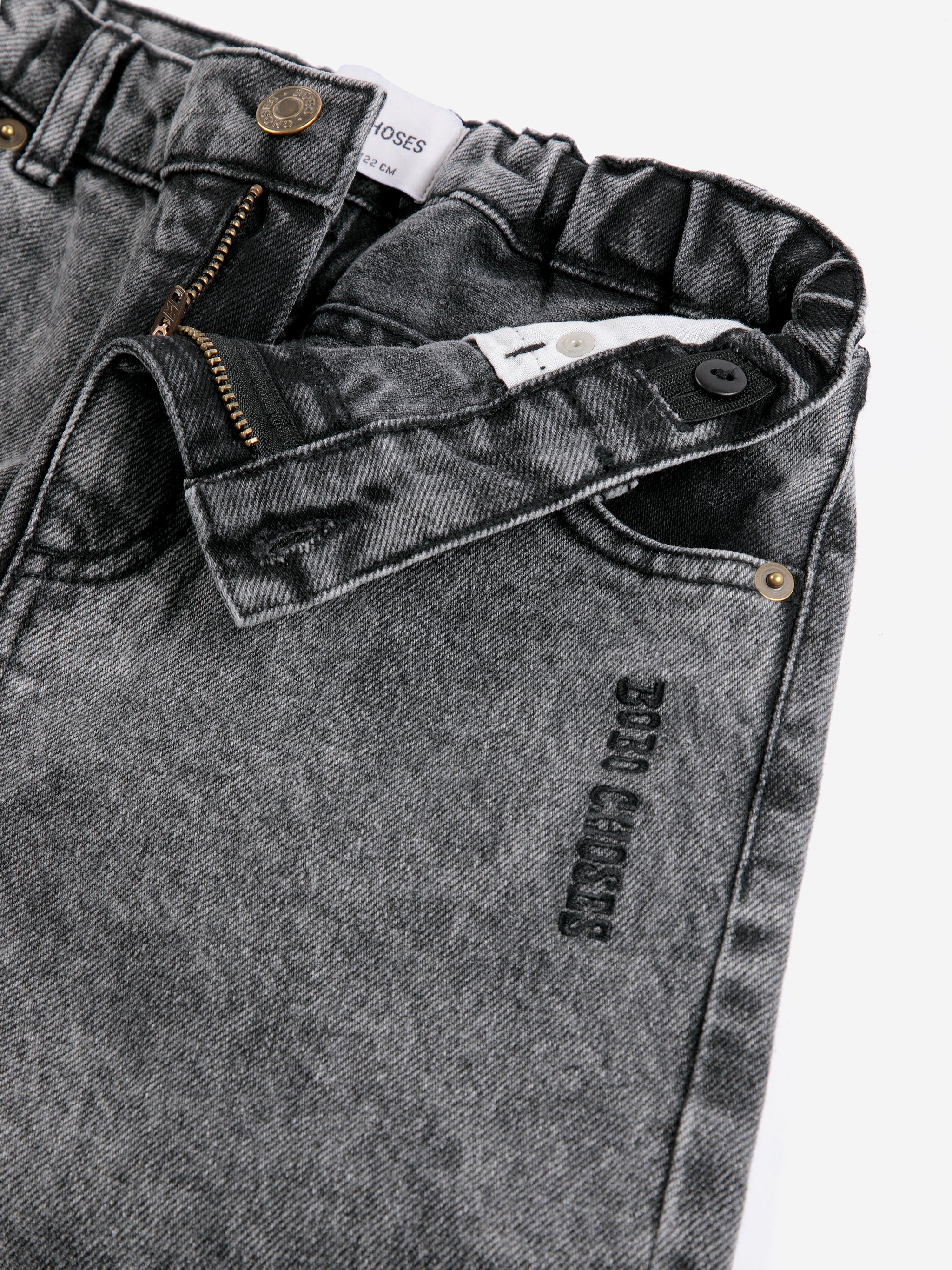 Bobo Choses Beast Tag Denim Pants - Black