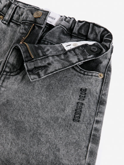Bobo Choses Beast Tag Denim Pants - Black