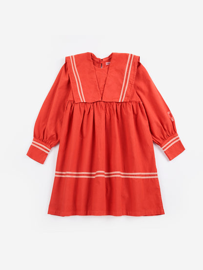 Bobo Choses Bobo Choses Sailor Dress - Red