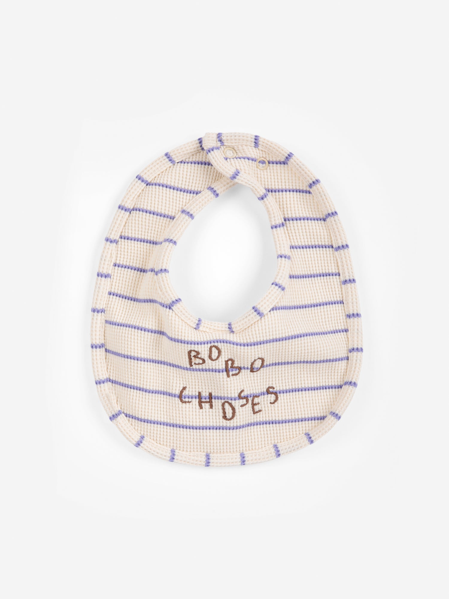Bobo Choses Bobo Choses Bib - Off White / Purple