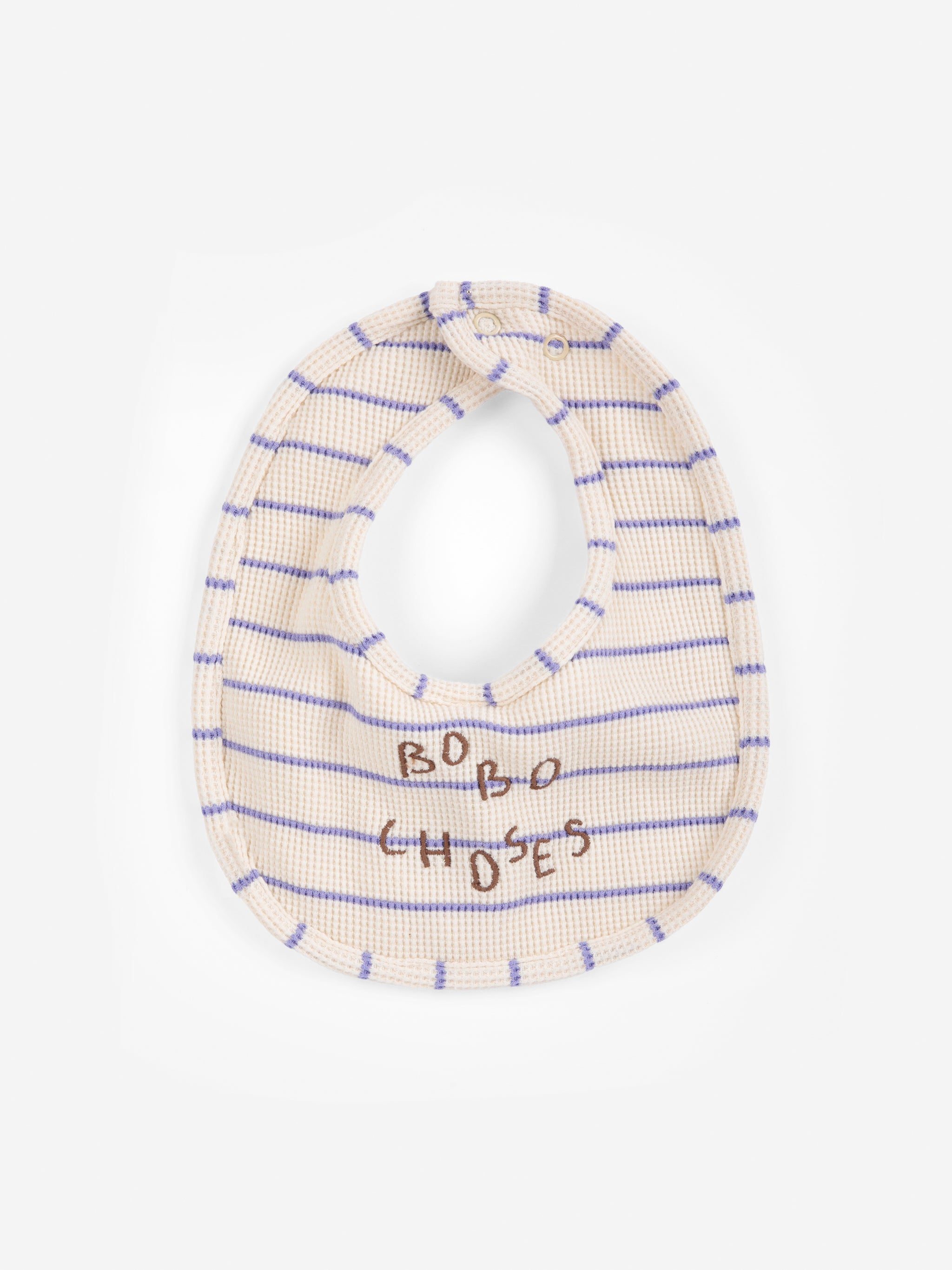 Bobo Choses Bobo Choses Bib - Off White / Purple