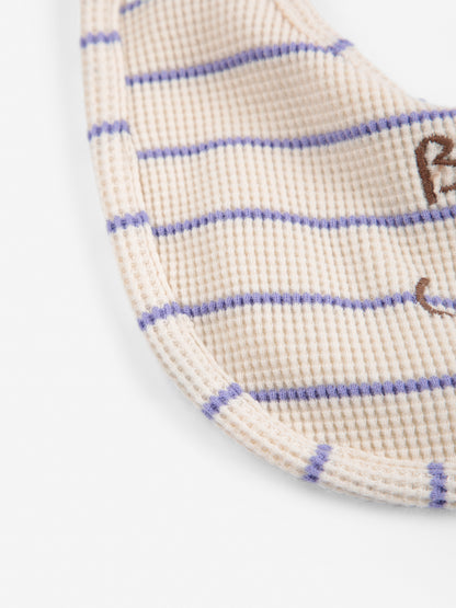 Bobo Choses Bobo Choses Bib - Off White / Purple