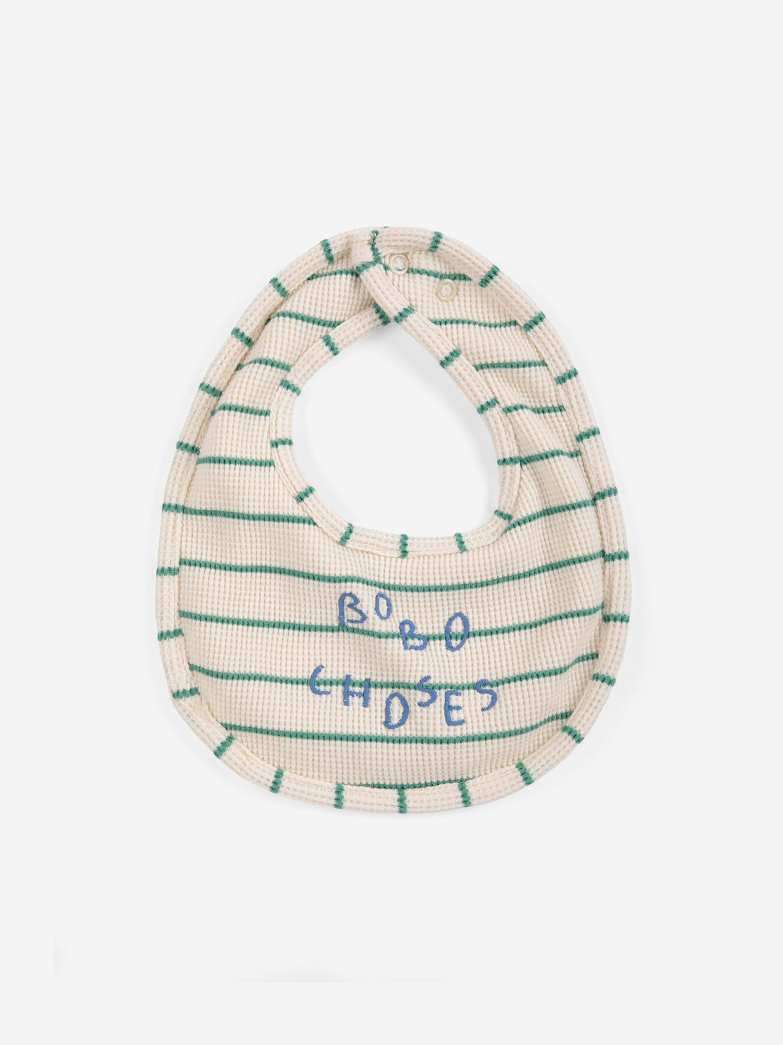 Bobo Choses Bobo Choses Bib - Off White / Green