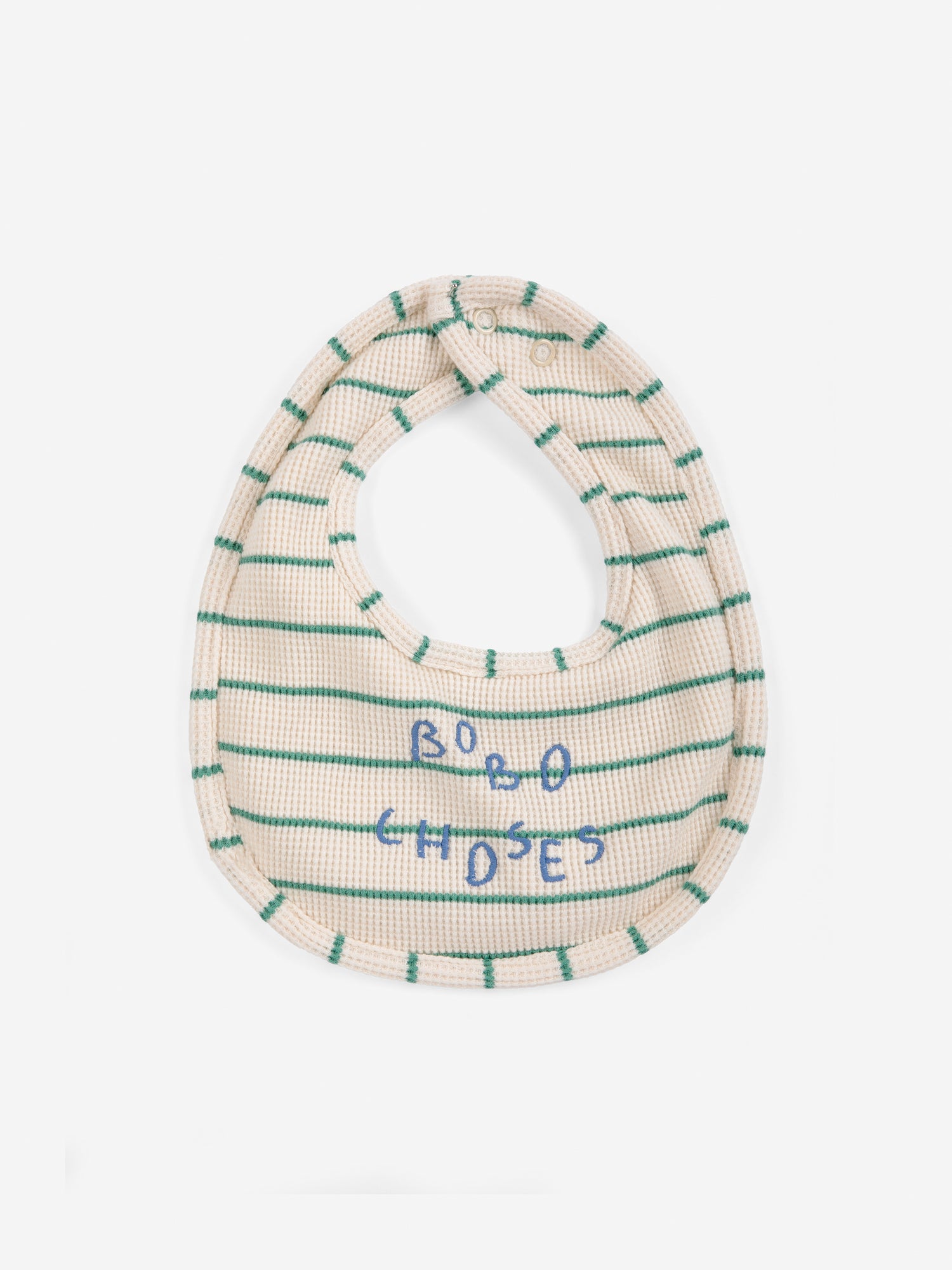 Bobo Choses Bobo Choses Bib - Off White / Green