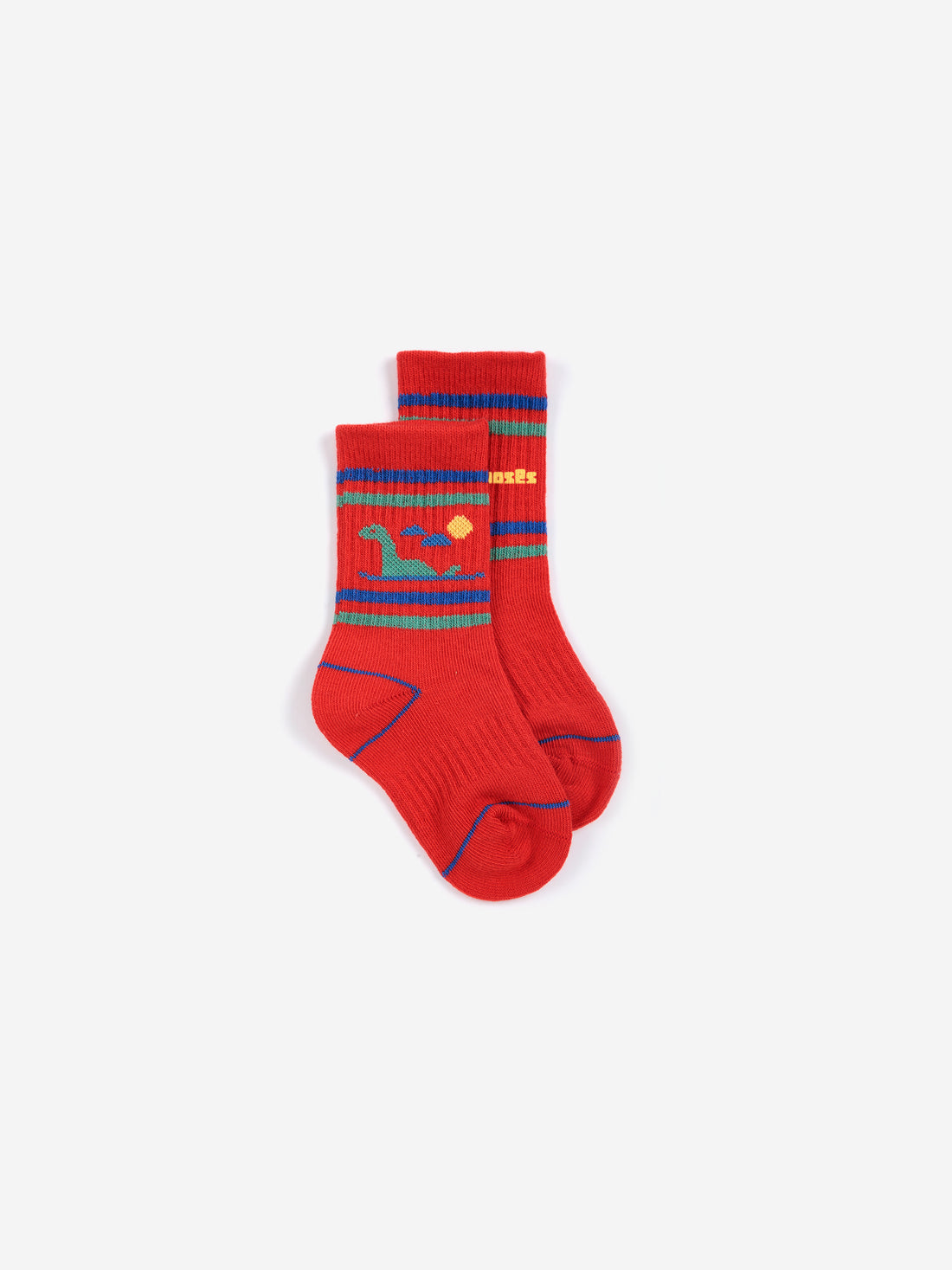 Bobo Choses Lake Monster Short Socks - Red