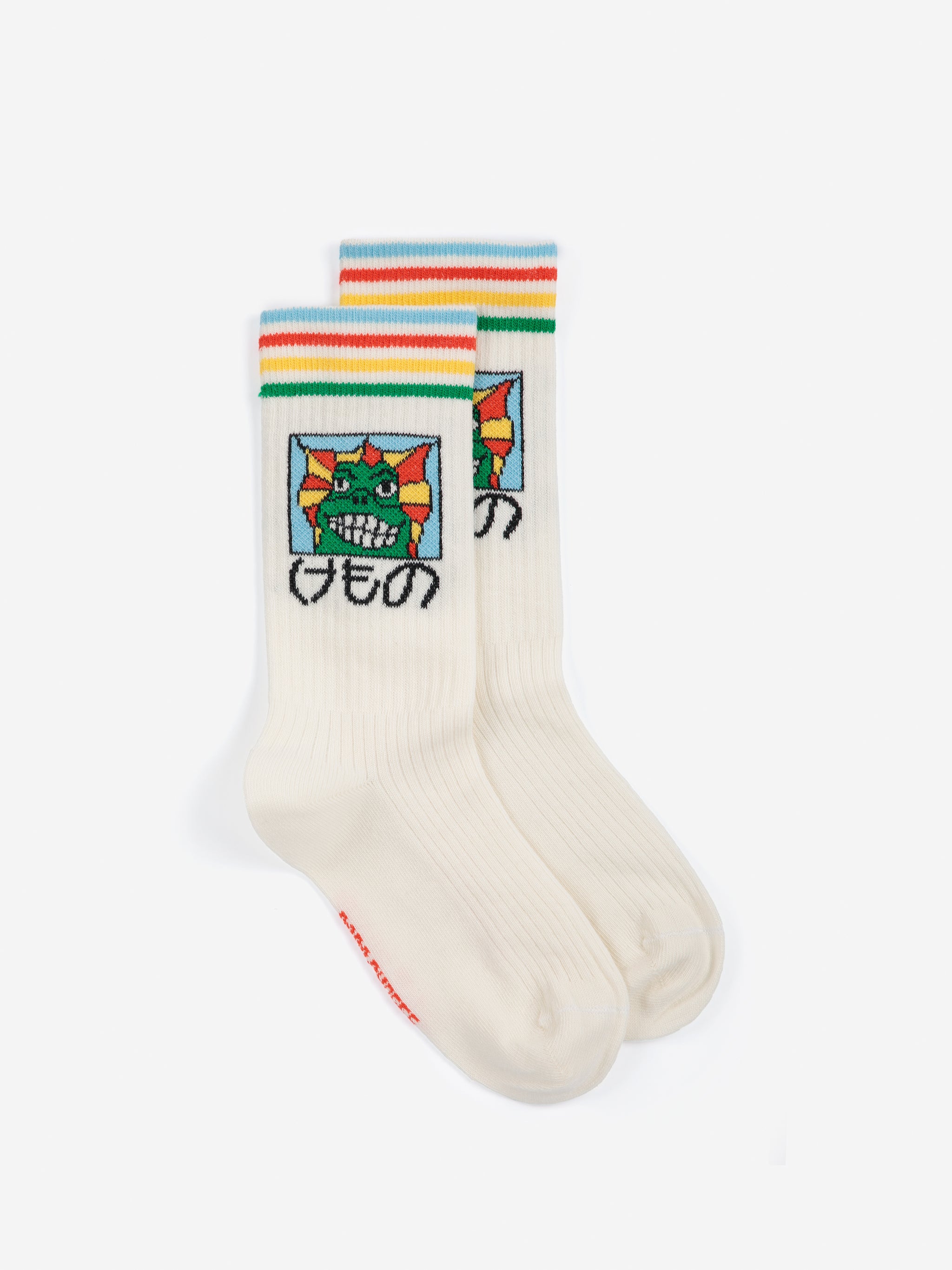 Bobo Choses Beast Long Socks - Off White