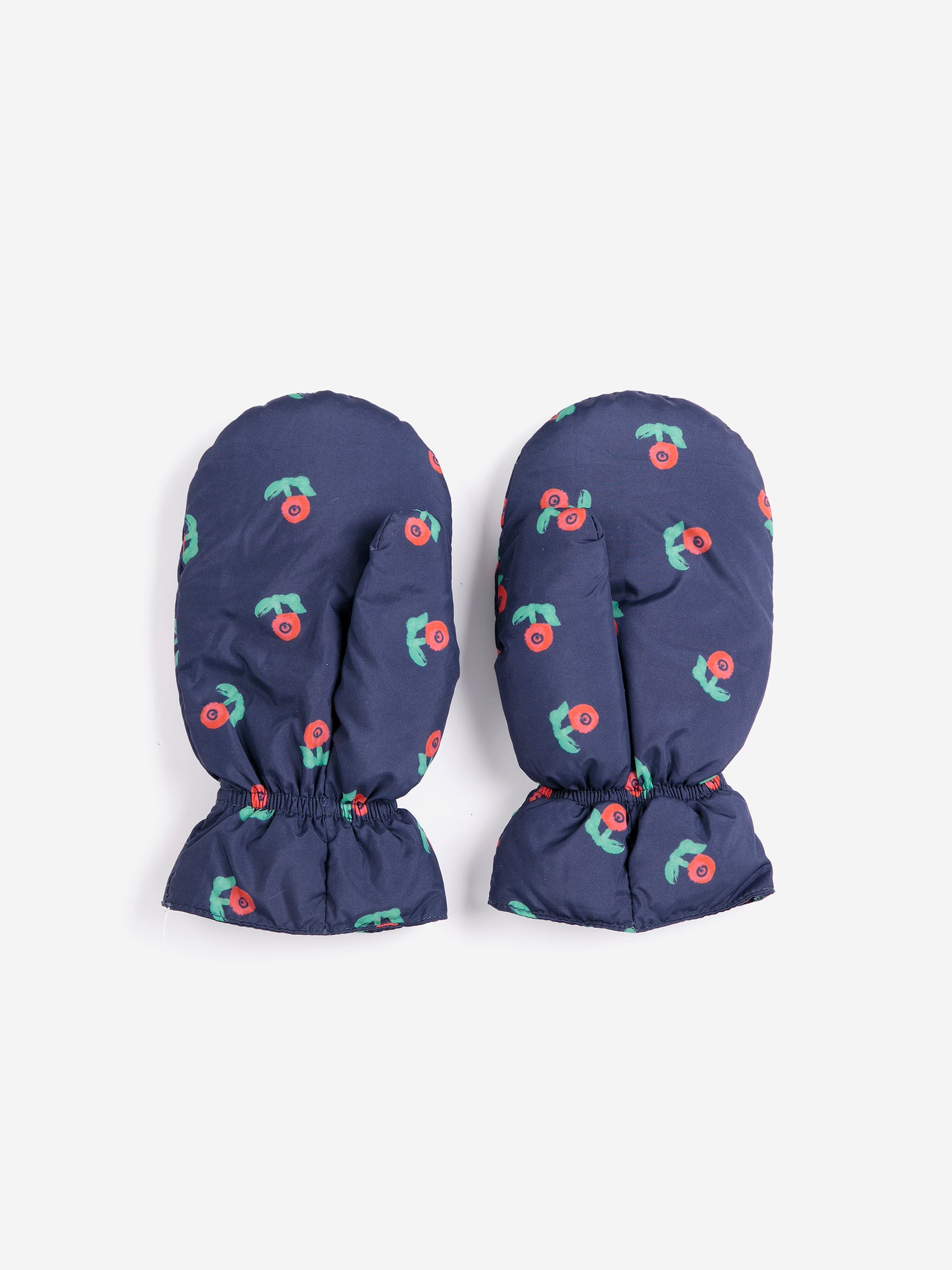 Bobo Choses Stam Bloom All Over Mittens - Navy Blue