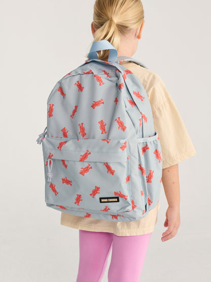 Bobo Choses Softpaw Monster All Over Backpack - Light Blue