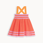 Bonnie Mob Bay Knitted Kids Sun Dress - Red