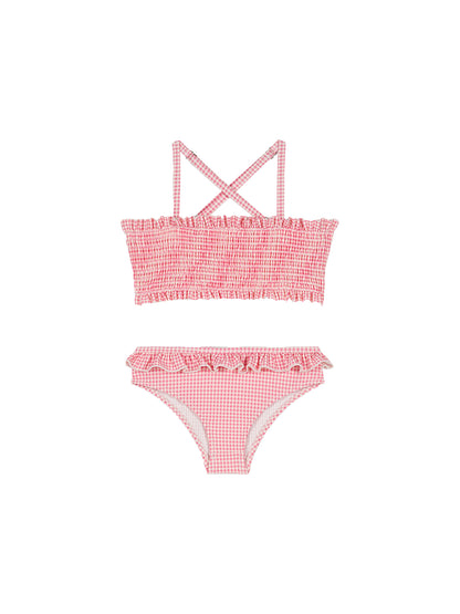 Louise Misha Akane Bikini Set - Pink Fragola Vichy