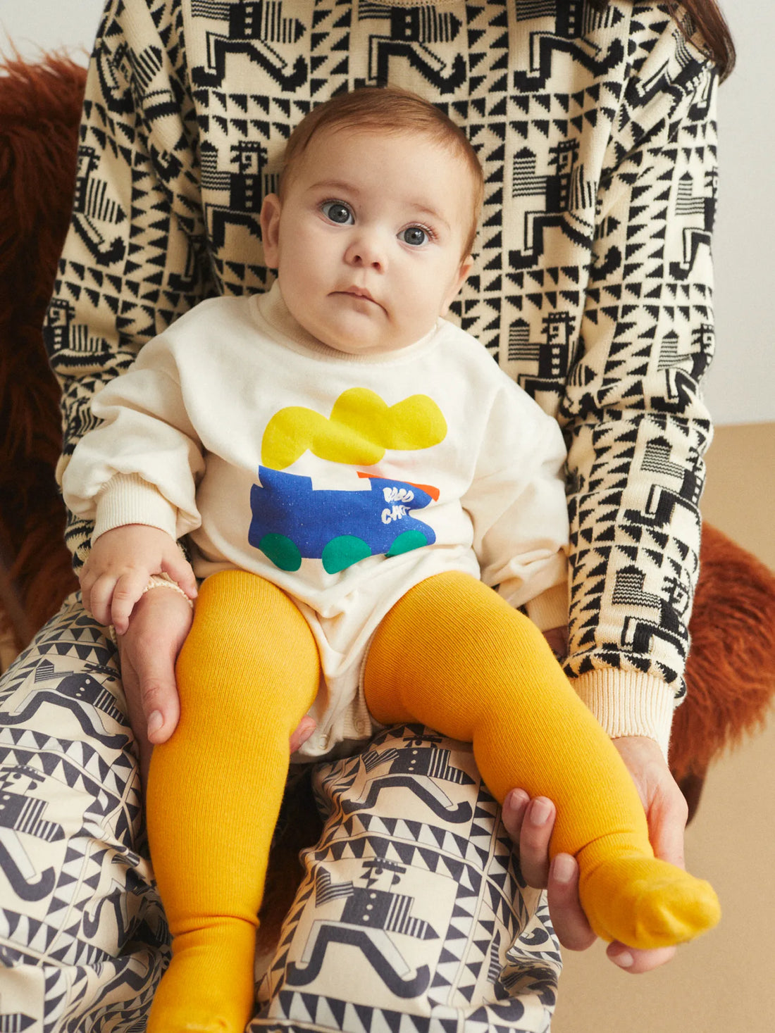 Bobo Choses Baby Bobo Choo Choo Body Sweatshirt - White