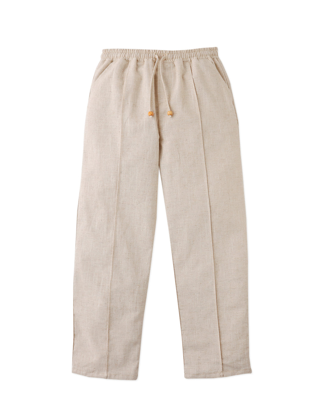 Gingersnaps Erwin Fixed Fold Drawstring Trousers - Beige