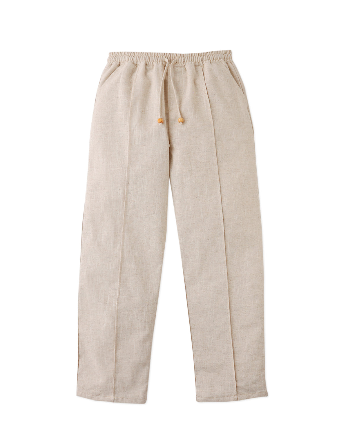 Gingersnaps Erwin Fixed Fold Drawstring Trousers - Beige