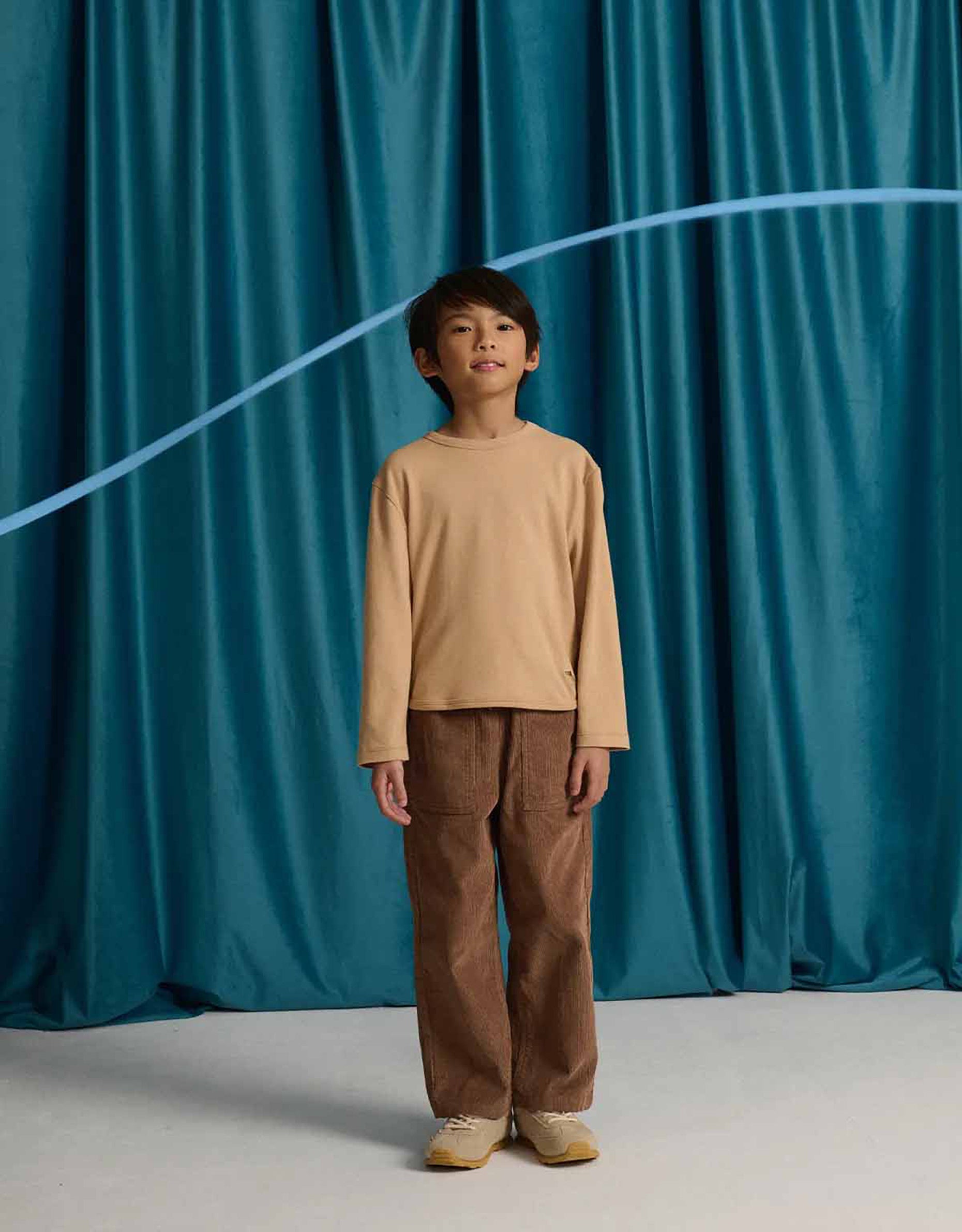 Gingersnaps Dominic Pull On Corduroy Pants  - Brown