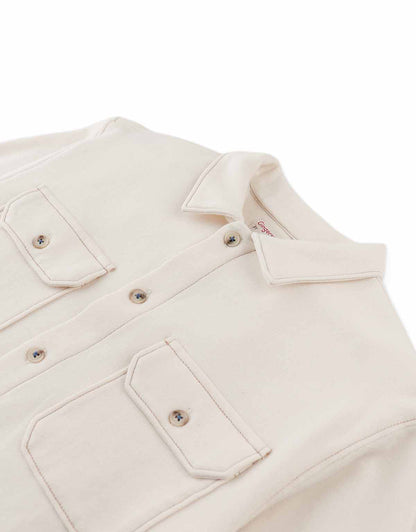 Gingersnaps Elmo Twill Jersey Shirt - Off White