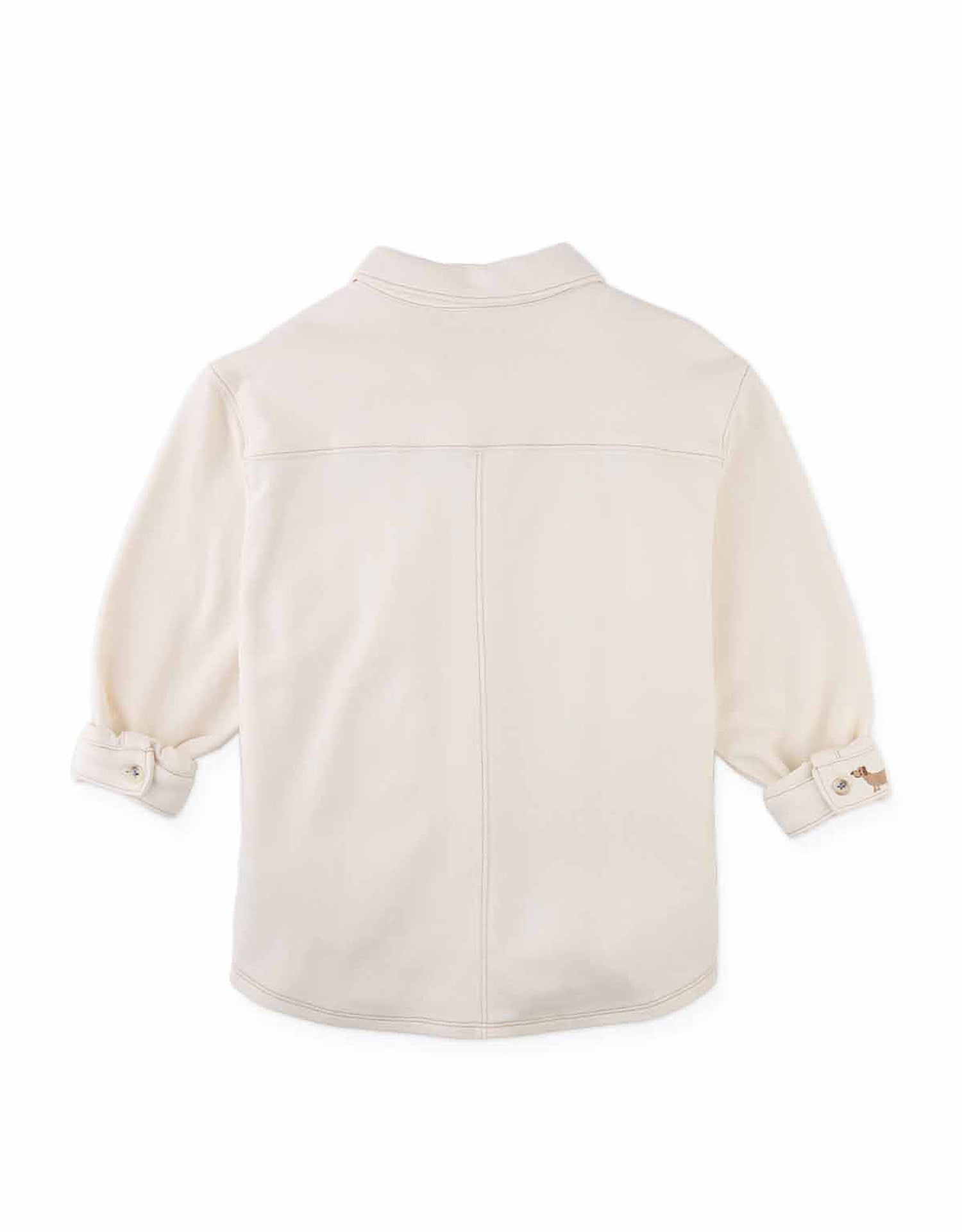 Gingersnaps Elmo Twill Jersey Shirt - Off White