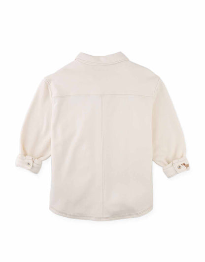 Gingersnaps Elmo Twill Jersey Shirt - Off White