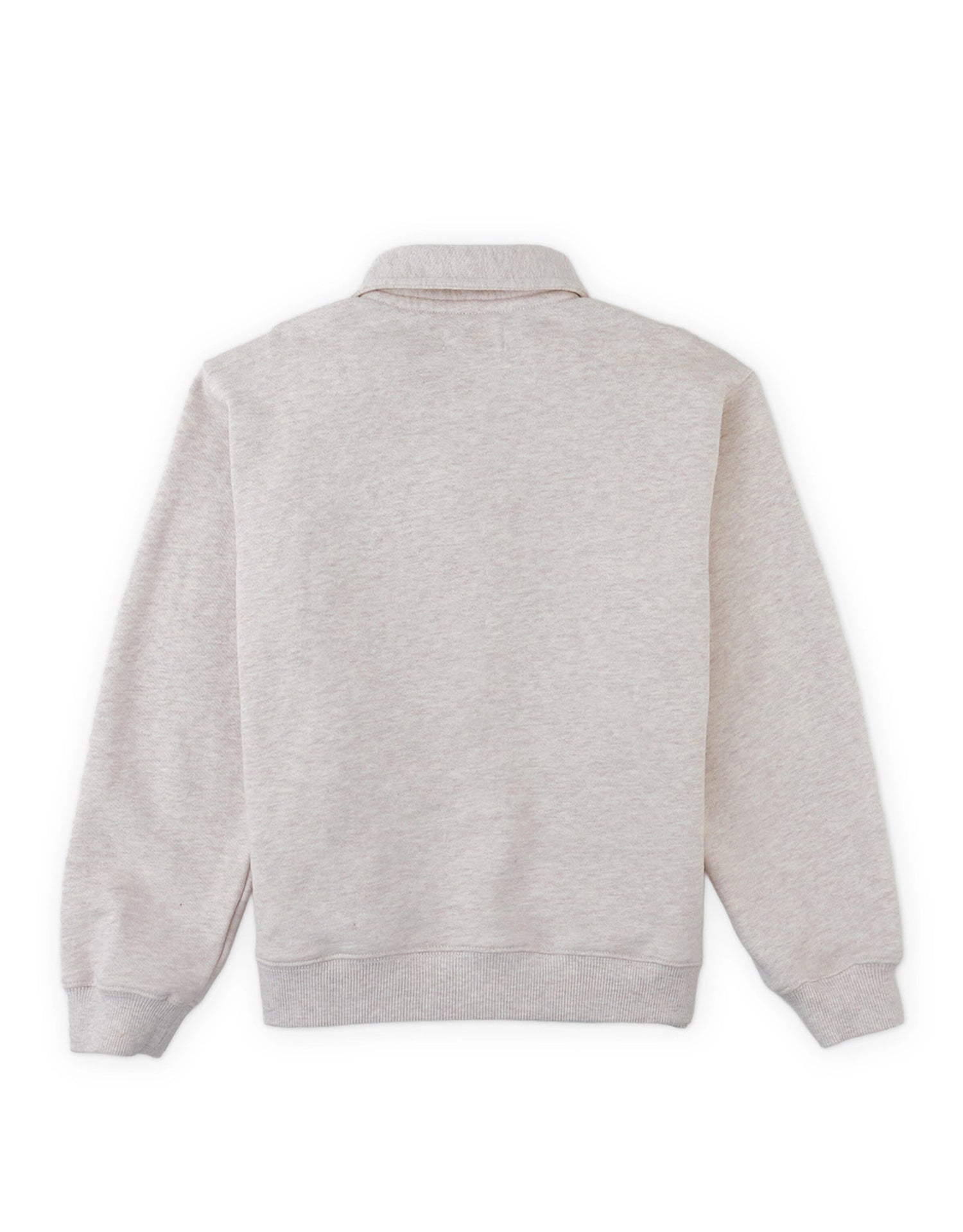 Gingersnaps Stefano French Terry Polo Pullover  - Beige
